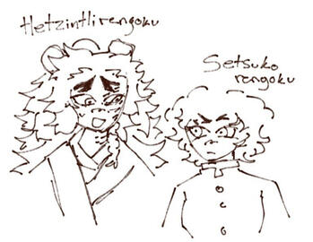 by uzurenz on Twitter, OCs Included: Setsuko Rengoku