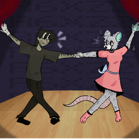 by double2dink on Twitter, OCs Included: Mik