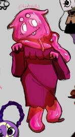 by Draw_Fujo on Twitter, OCs Included: Slimez