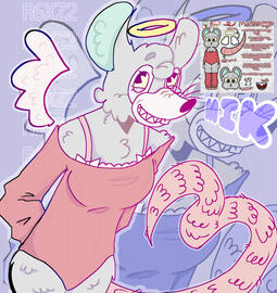 by double2dink on Twitter, OCs Included: Mik